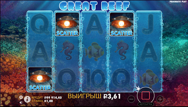 Игровой автомат Great Reef - бонусы